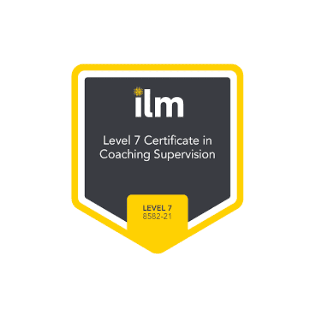 ILM Level 7 coaching supervision certification badge, professional training, leadership development, coaching expertise, Charlotte Wilding Consulting.